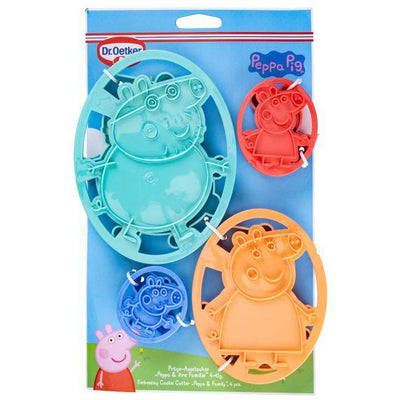 Set/4 Embosseurs Peppa Pig - DR OETKER