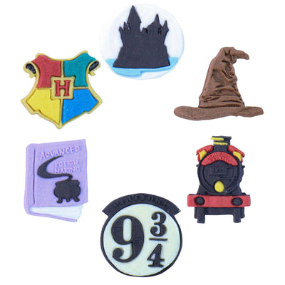 Set/6 Décorations Comestibles Hogwarts - PME