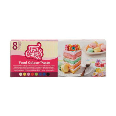 Set/8 Colorants en Pâte Concentrée - FUN CAKES
