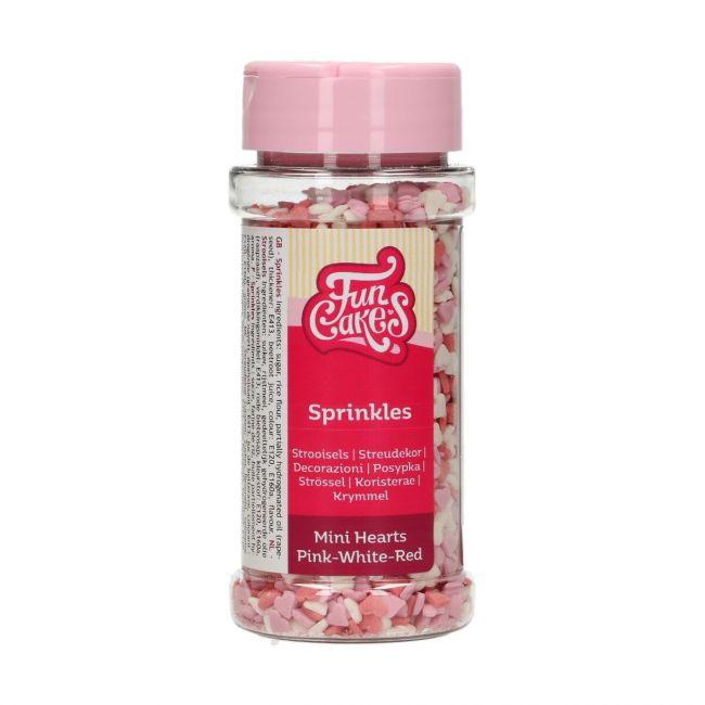 Sprinkles Mini Coeurs - 60g - FUN CAKES