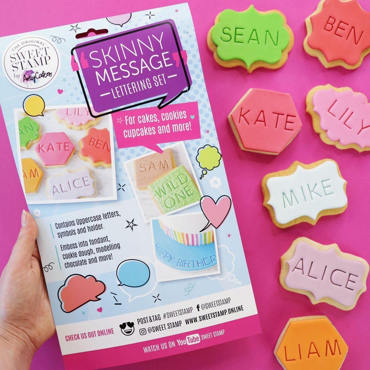 Sweet Stamp - SKINNY MESSAGE SET - SWEET STAMP