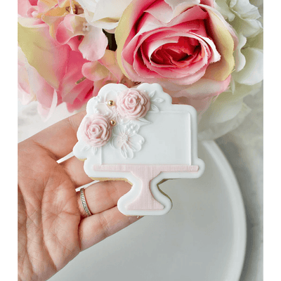 Tampon 3D + Cutter - Gâteau Fleuri - OH MY COOKIE