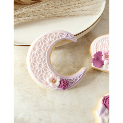 Tampon 3D + Cutter - Lune Mosaïque - OH MY COOKIE