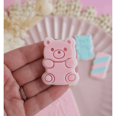 Tampon 3D + Cutter - Mini Bonbon Ourson - OH MY COOKIE