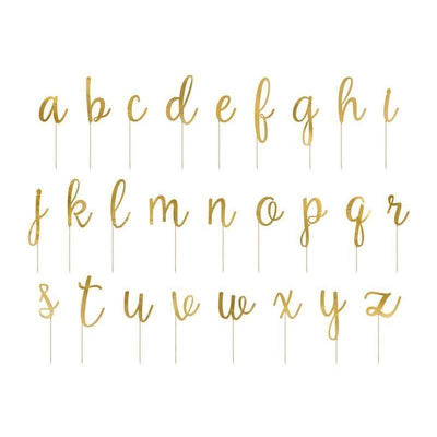 Topper Alphabet 53pcs - PARTY DECO