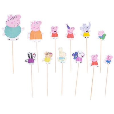 Set/24 Cupcake-Topper Peppa Pig