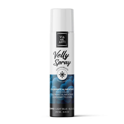 Velly Spray Flocage Velours - Bleu Clair 250 ml - VELLY FOOD