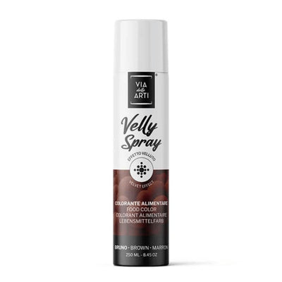 Velly Spray Flocage Velours - Marron 250 ml Azo Free - VELLY FOOD