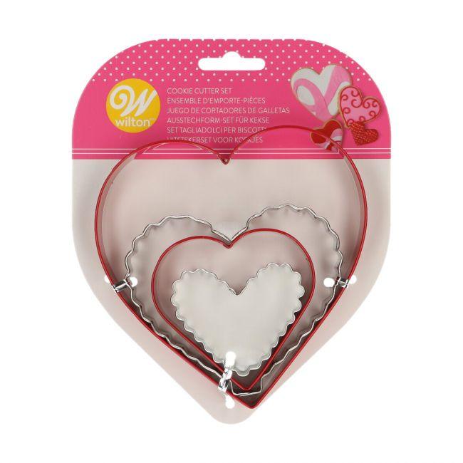 Set/4 Heart Cookie Cutters